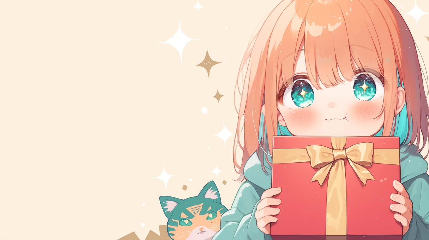 ふるさと納税の返礼品を持つキャラクター