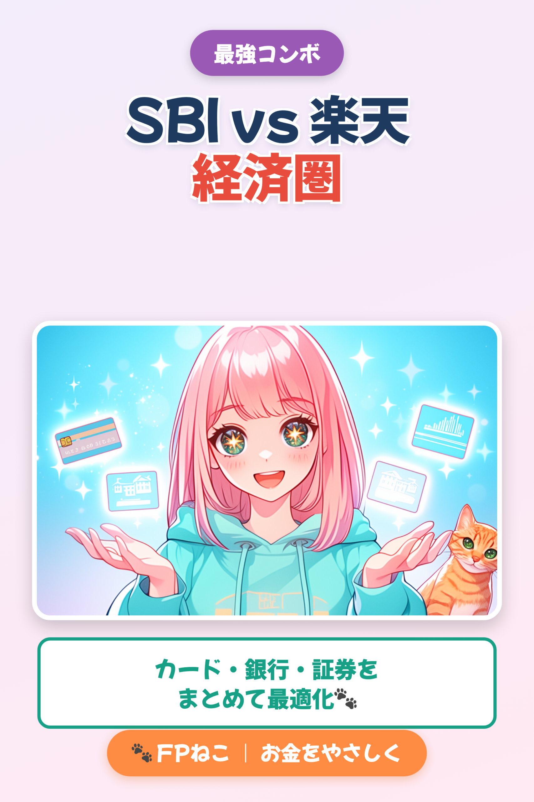 SBI vs 楽天 経済圏コンボ｜FPねこ